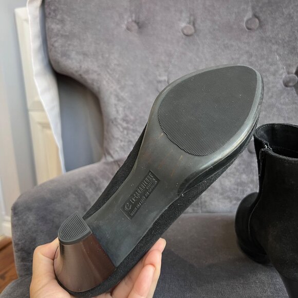 La Canadienne Women’s Oliver Waterproof Suede Booties – Size 9M Black - Picture 9 of 11